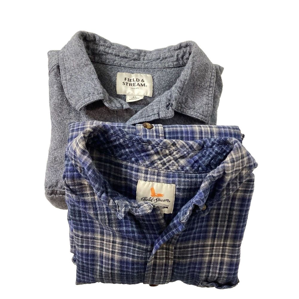 Field And Stream Flannel Men’s Shirt Size XL (Lot Of 2)